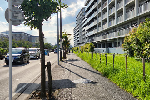 獨協大学前(草加松原)駅から道案内