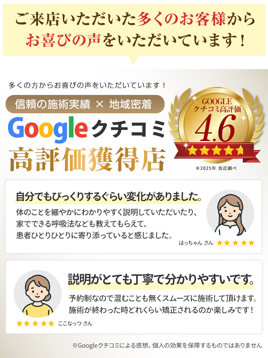 多くの方からお喜びの声をいただきました!